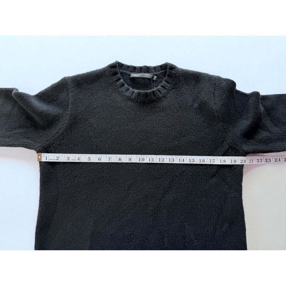 NEW Jenni Kayne 100% Cashmere Amelia Crew Neck Oversized Sweater in Black Sz XXS - Picture 15 of 16